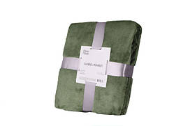 Плед Flannel, зелений, 160х200 см (ART0209SB), Поліестер, Ardesto, Арт.52404