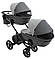 Коляска 2 в 1 для двійні Bair Kiwi DUO ECO BKD-21/15 сірий / графіт, фото 6