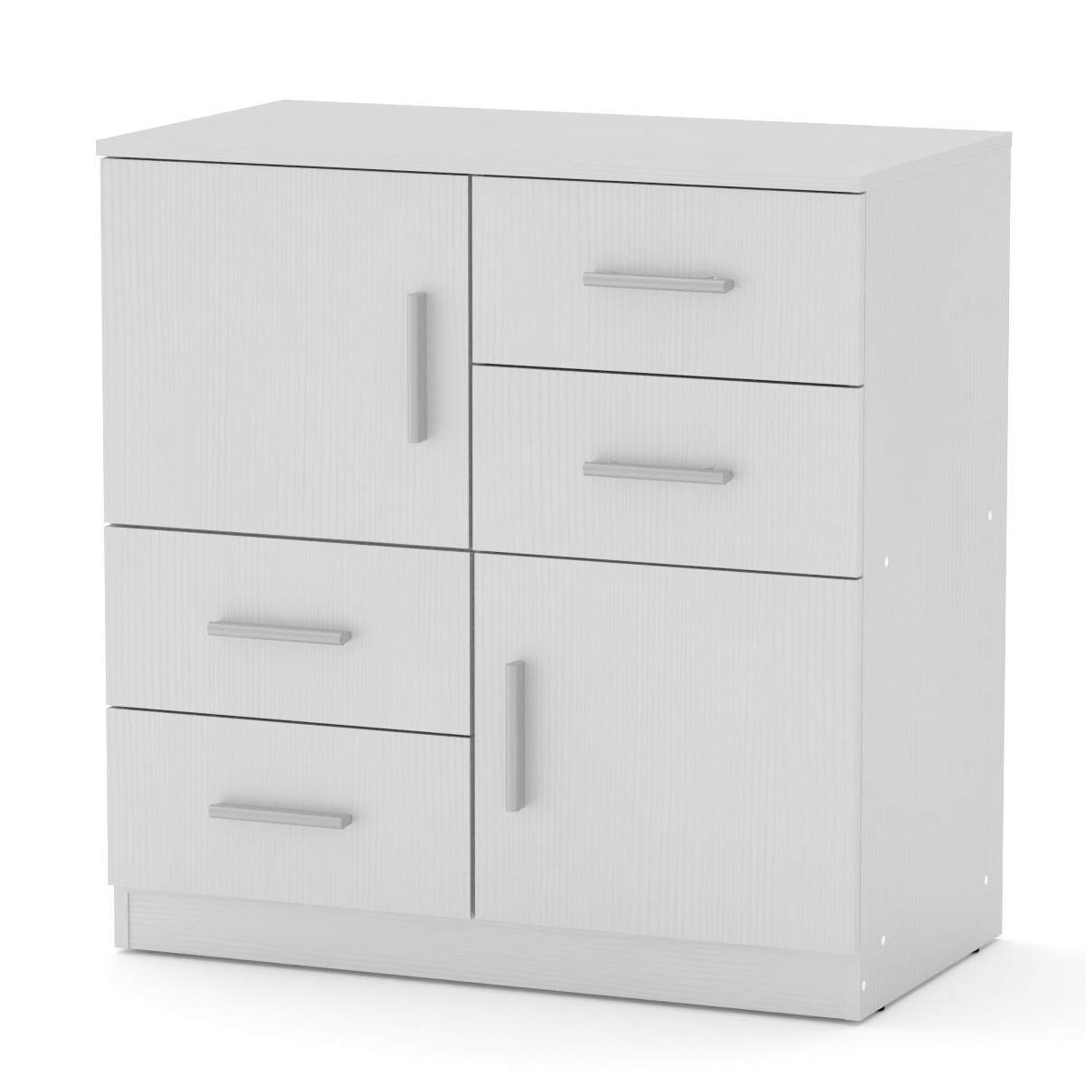 Комод 2+4 білий Компаніт (84х45х85 см)