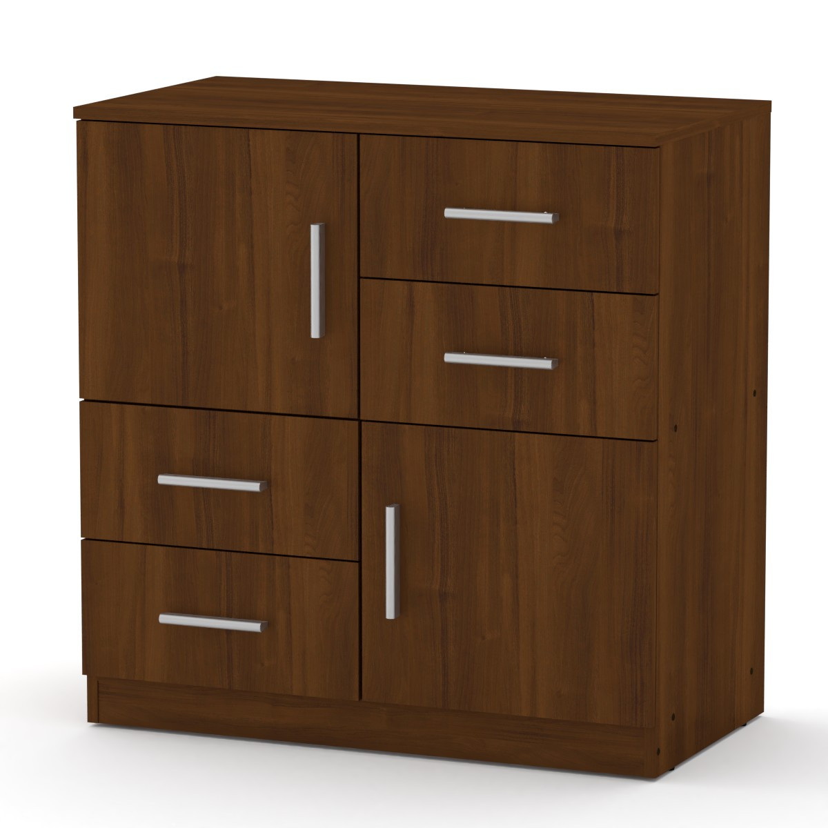 Комод 2+4 горіх екко Компаніт (84х45х85 см)