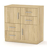 Комод 2+4 білий Компаніт (84х45х85 см), фото 4