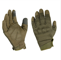 Рукавички тактичні M-Tac A30 (S) Олива, міцні рукавички для військових SPARK