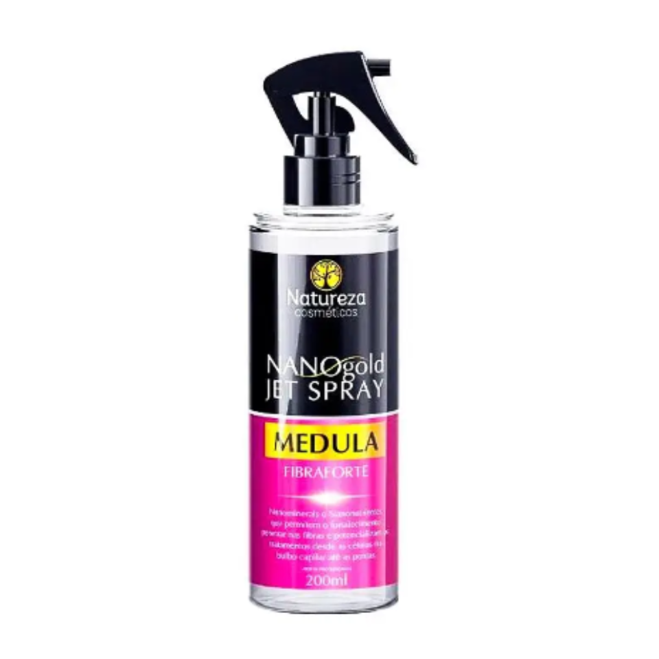 Наноспрей для реконструкції волосся Natureza Nano Gold Jet Spray Medula, 200 мл (14076) 100 мл