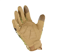 Перчатки тактические M-Tac A30 (L) Мультикам, прочные перчатки для военных AURA