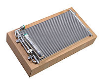 Радиатор кондиціонера з ресивером ВАЗ 2170-72 н/з (з 2007 р.в.) А/С Halla (алюм-паяний)
