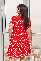 Літня красива сукня вільного крою із софту розміри батал, фото 5