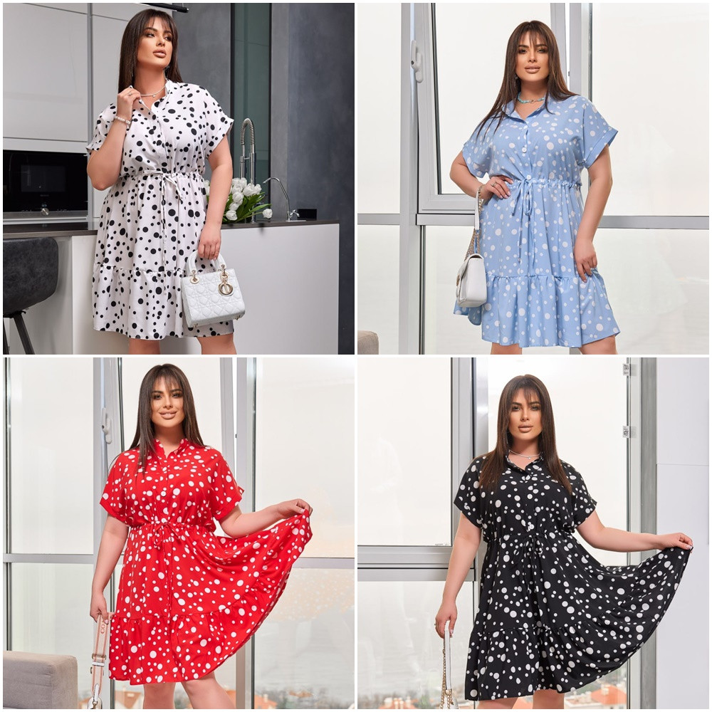 Літня красива сукня вільного крою із софту розміри батал