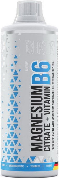Магній В6 MST Magnesium Citrate With Vitamin B6 1 L