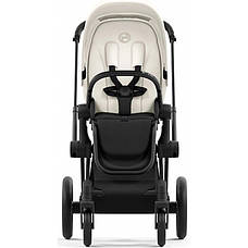 Cybex Priam 4.0 коляска 2 в 1 Off White шасі Matt Black, фото 6
