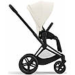 Cybex Priam 4.0 коляска 2 в 1 Off White шасі Matt Black, фото 7