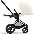 Cybex Priam 4.0 коляска 2 в 1 Off White шасі Matt Black, фото 8