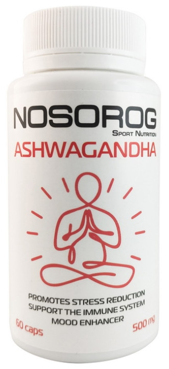 Ашвагандха NOSOROG Ashwagandha 500 mg 60 caps