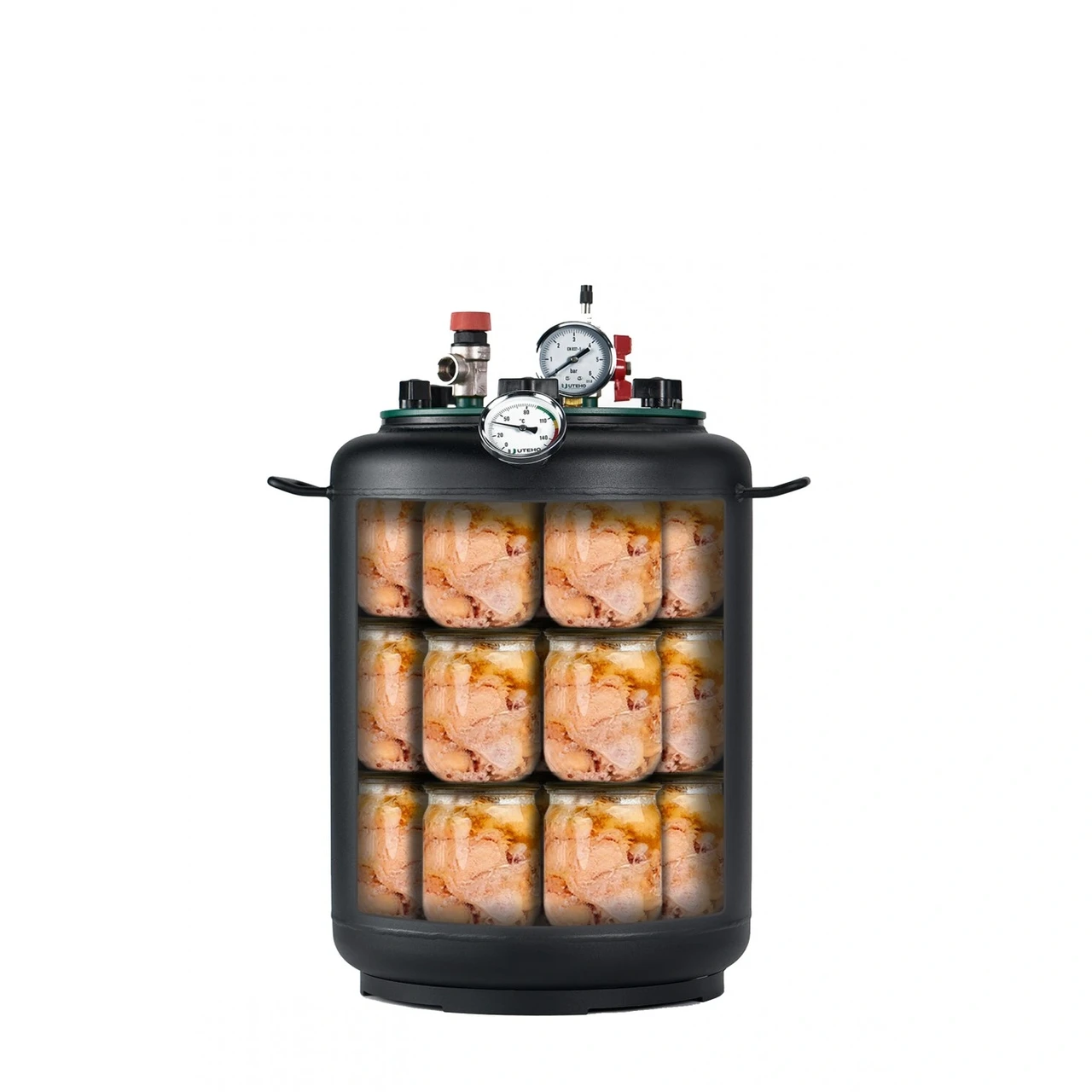 Автоклав газовий побутовий на 24 бані 0.5 л, автоклав домашній, для консервування тушкування вдома, заводської