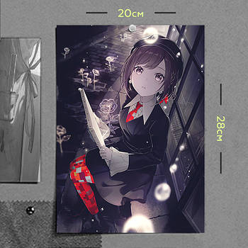 "Шинономе Ена / Енанан (Nightcord at 25:00)" плакат (постер) розміром А4 (20х28см)