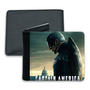 Гаманець Капітан Америка: Перший Месник "Головний герой" Marvel / Captain America: The First Avenger Без відкидної кишені для