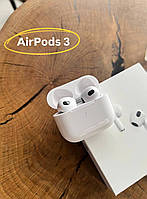 Беспроводные наушники Apple AirPods 3 Full Airoha + чехол в подарок белые Аирподс 3 поколения ПРЕМИУМ