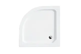 Душовий піддон Vivia ALEX 80х80х16 см + ноги напівкруглий акриловий, фото 4