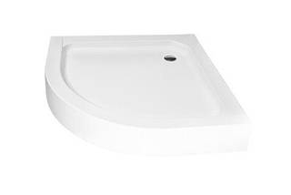 Душовий піддон Vivia ALEX 80х80х16 см + ноги напівкруглий акриловий, фото 5