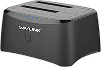 Док-станция Wavlink - USB 3.0 Dual Bay Docking Station WL-ST342U с двумя отсеками 2 x 16 ТБ функция OTG