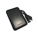 Повербанк Power Bank MMCtech 12000 mAh Зовнішній акумулятор з дисплеєм Чорний, фото 6