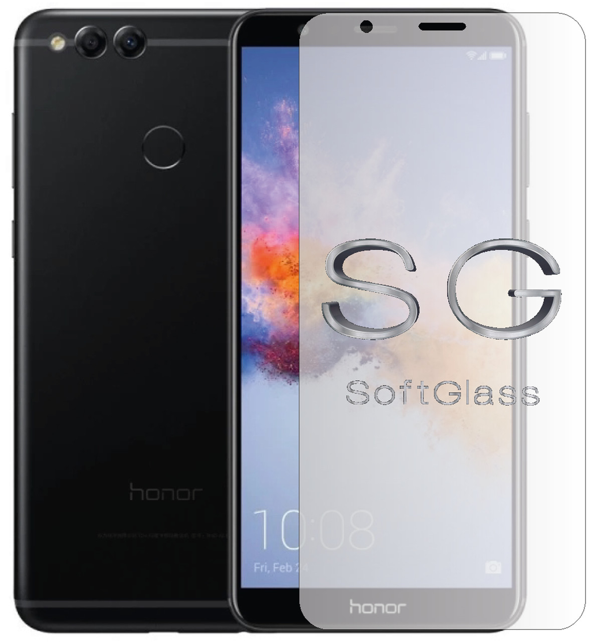 М'яке скло Honor 7X на екран поліуретанове SoftGlass