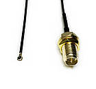 Перехідник для модернізації пульта Dji Smart Controller Enterprise IPEX 4 - RP-SMA female 15 см для антени, фото 2