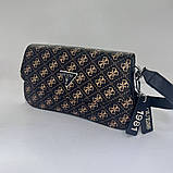 Жіноча сумочка на плече Guess (813019) brown, фото 6