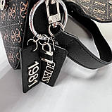 Жіноча сумочка на плече Guess (813019) brown, фото 8