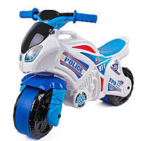 Іграшка "Мотоцикл ТехноК" білий поліція(2)