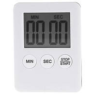 Таймер (секундомір) для приготування кави з магнітом Білий