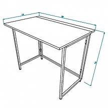 Стіл-трансформер Spier 90*57 см (Ательє світлий) TM KnapKnap, фото 5