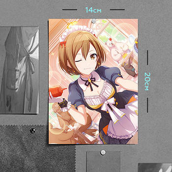 "МЕЙКО (Virtual Singer / Вокалоїд)" плакат (постер) розміром А5 (14х20см)