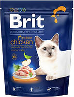 Brit Premium by Nature Cat Indoor Сухой корм для кошек, живущих в помещении с курицей 300 г