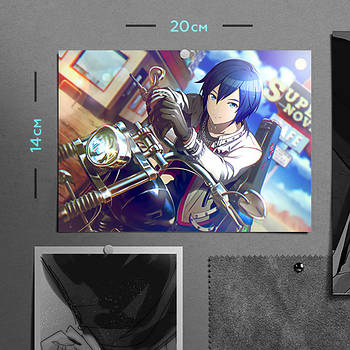 "КАЙТО (Virtual Singer / Вокалоїд)" плакат (постер) розміром А5 (20х14см)