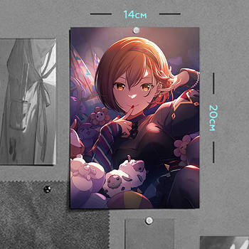 "МЕЙКО (Virtual Singer / Вокалоїд)" плакат (постер) розміром А5 (14х20см)