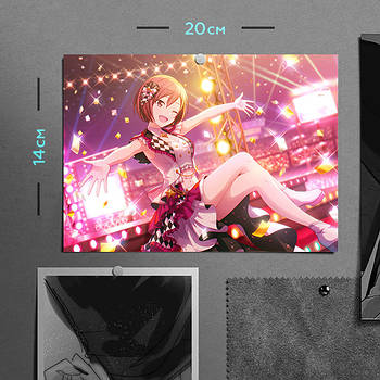 "МЕЙКО (Virtual Singer / Вокалоїд)" плакат (постер) розміром А5 (20х14см)