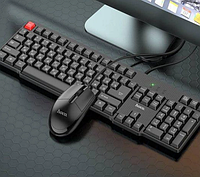 Проводной набор HOCO 2в1 клавиатура + мишка (104 клавиши, DPI1200, схема HCT SXY) GM16