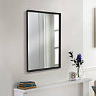 Прямокутне настінне дзеркало у чорній пластиковій рамі. У рамці для дому, офісу та салонів краси. Дзеркала 1200х600