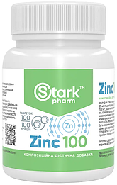 Zinc 100 мг Stark Pharm 100 таблеток