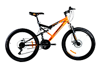 Горный Двухподвесный велосипед 24 дюймов 17 рама Azimut Scorpion 24-095-S PRO