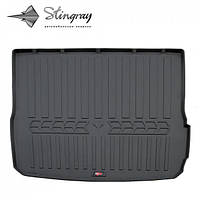 Автомобильный коврик в багажник Stingray Audi A6 C6 UN 04-11 черный Ауди А6