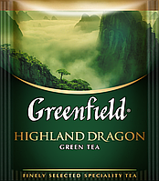 Чай Грінфілд зелений Greenfield Highland Dragon 50 пакетиків ХоРеКа
