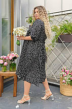 Літня красива сукня вільного крою із софту розміри батал, фото 4