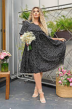 Літня красива сукня вільного крою із софту розміри батал, фото 2