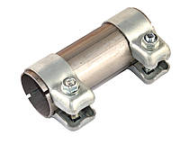 Хомут-Коннектор глушителя иномарка d45мм (длина L - 125 мм)