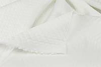 Лоскуток. Непромокаемая трикотажная ткань, белого цвета (Турция ) 190 г/м/2, 17*194 см № МНП-9