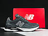Чоловічі кросівки New Balance 990 Dark Grey (Сірі) Взуття Нью Баланс 990 повсякденні замша сітка демісезон, фото 2