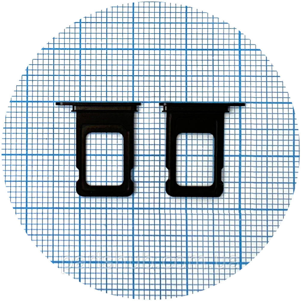 Тримач SIM карти Apple iPhone 14 Pro, 14 Pro Max (чорний на 1 SIM), фото 1