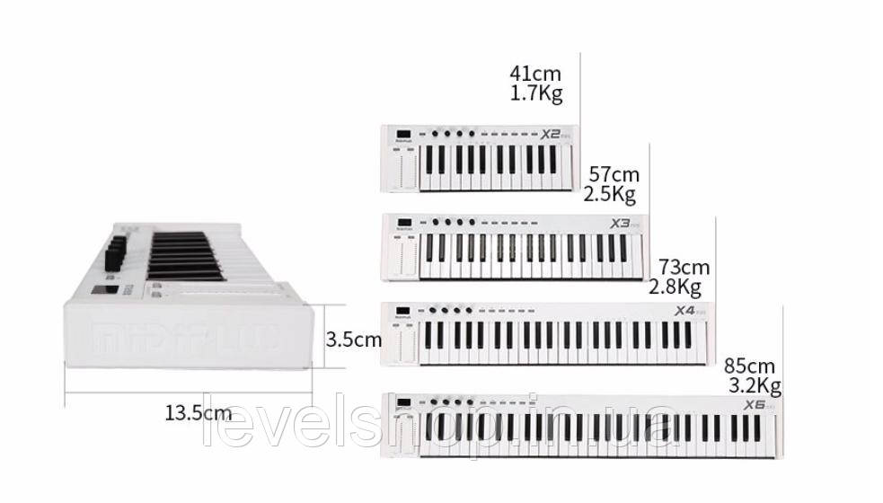 MIDI-клавіатура Midiplus X4 mini - фото 6 - id-p2195010967
