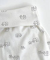 Штанці для малюків ELEPHANT (молочний, зовнішні шви), фото 4